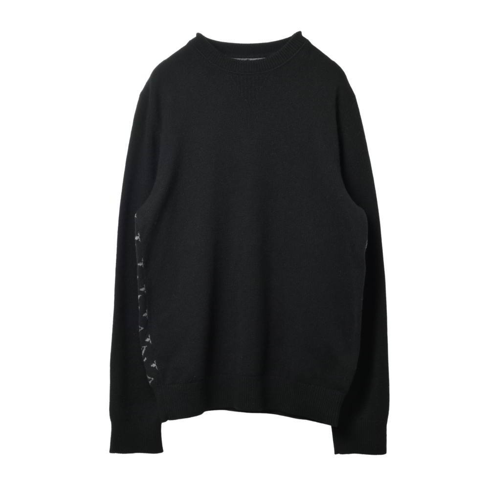 LOUIS VUITTON HGN41W1XW モノグラム カシミヤ プルオーバー ニット L ブラック ルイヴィトン KL4BAPKQ94拍卖