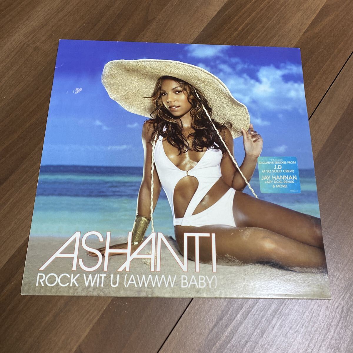 【同梱可】● ASHANTI ●ROCK WIT U (AWWW BABY) TAZ & VANGARD REMIX JD REMIX JAY HANNAN LAZY DOG MIX (12インチ)★71026★9808433拍卖
