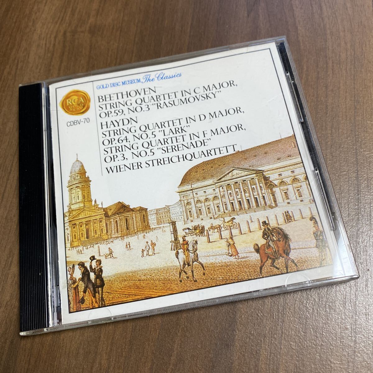 【同梱可】● ウィーン弦楽四重奏団 ● 弦楽四重奏曲 ベートーヴェン ラズモフスキー第3番 /ハイドン ひばり(CD)☆71030★CDBV-70拍卖