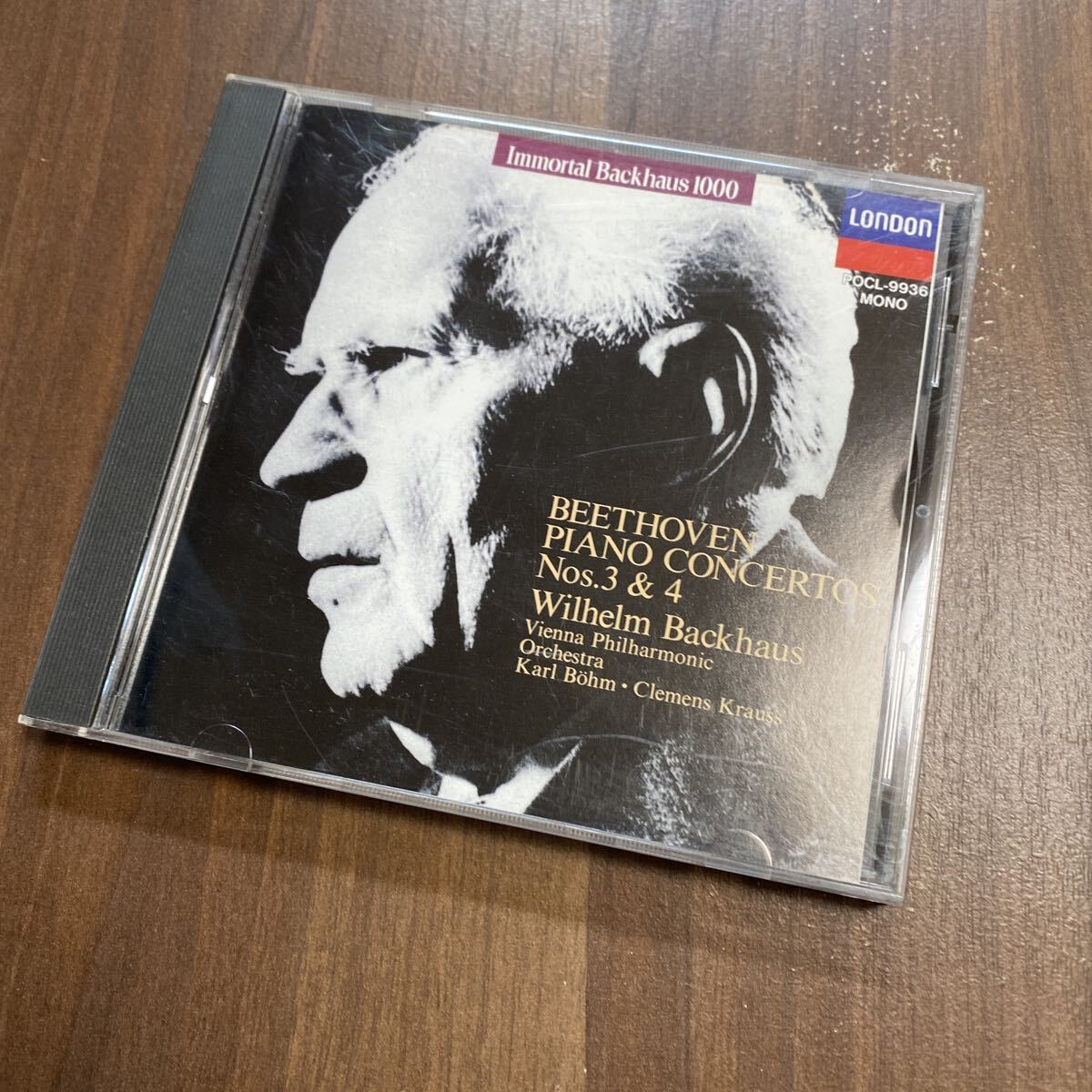 【同梱可】● ベートーベン ● ピアノ協奏曲3番、4番 バックハウス ウィーンフィル ベーム クラウス(CD)☆71030★POCL-9936拍卖