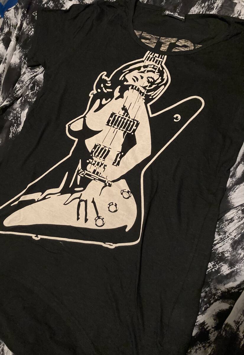 ヒステリックグラマー ギターガール Tシャツ プルオーバー拍卖