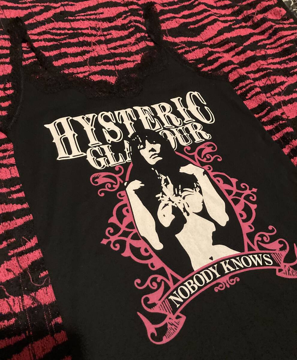 ヒステリックグラマー ガール柄 レース キャミソール キャミ拍卖