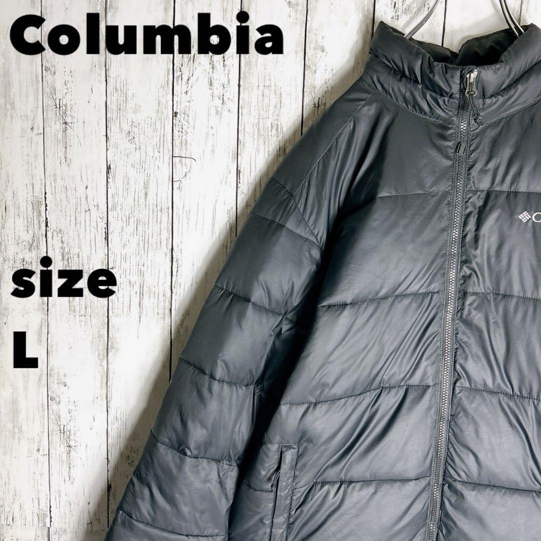 中綿ジャケット アウトドア古着 コロンビア【Columbia】L ブラック拍卖