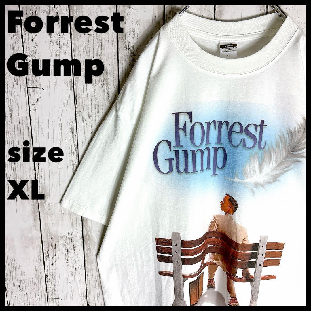 ムービーtシャツ フォレストガンプ XL 両面 古着 映画 トムハンクス Forrest Gump拍卖