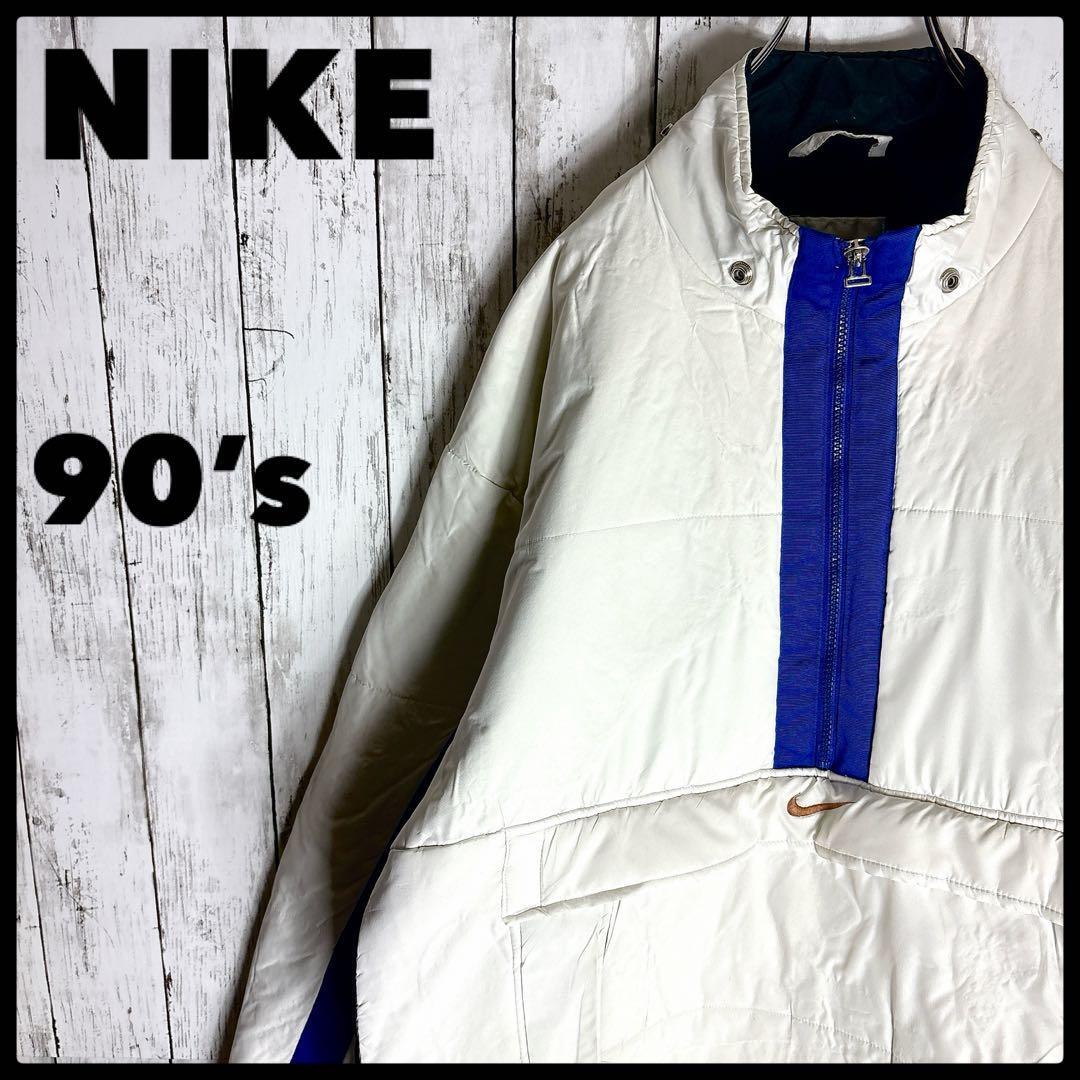 スウッシュロゴ NIKE 90s ブルゾン センター刺繍 ジャケット 古着拍卖