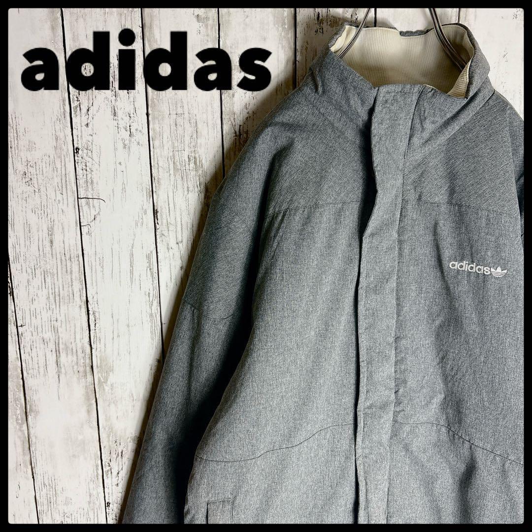 adidas アディダス 中綿ジャケット 刺繍トレフォイルロゴ ブルゾン アウター拍卖