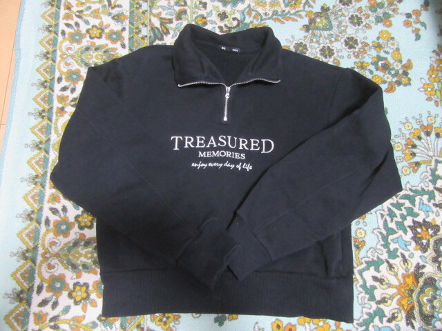 USEDジーユーGUトップス長袖トレーナー裏起毛Mサイズ激安即決5円拍卖