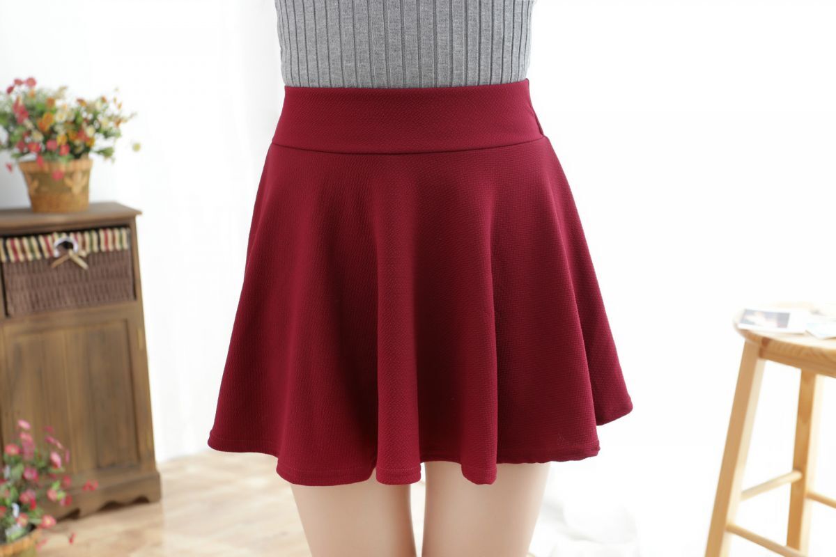 3002 フレアースカート ミニスカート ストレッチ かわいい 美脚 赤拍卖