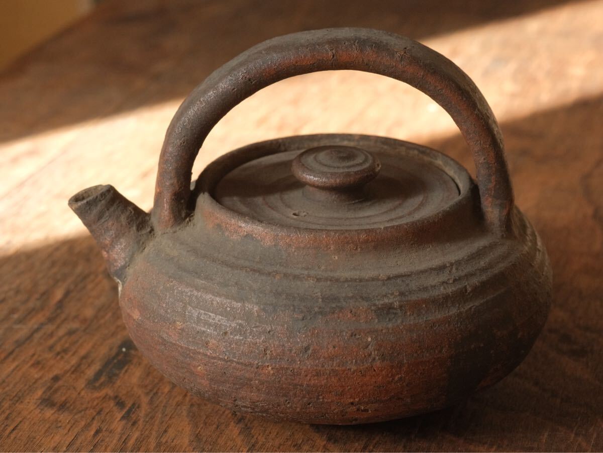 煎茶道具 備前焼 湯沸 茶道具 茶器 急須 時代物拍卖