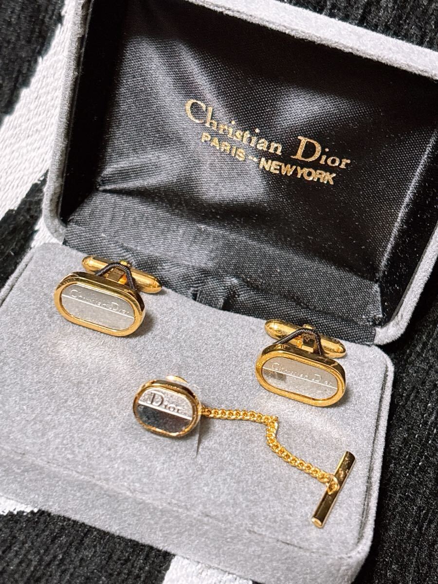 クリスチャンディオール Christian Dior カフス タイピン セット拍卖