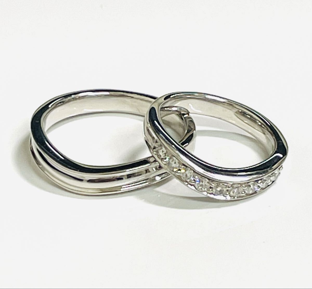 ☆アイプリモ エンゲージペアリング Pt90017号&8号☆拍卖