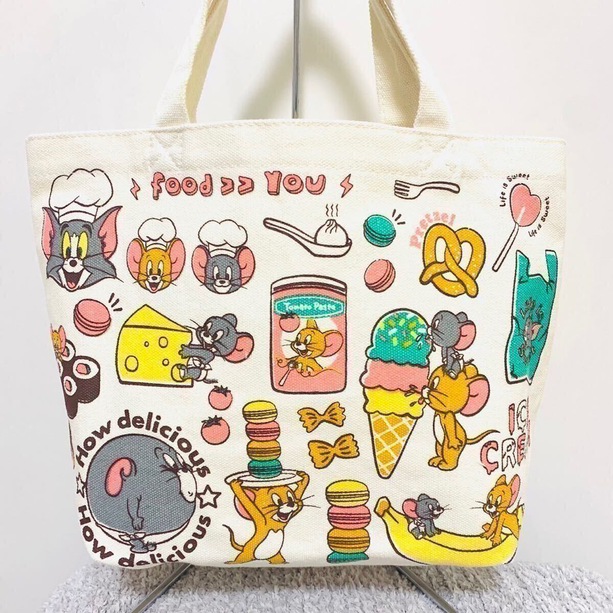 トートバッグ バッグ トムとジェリー カラフル拍卖