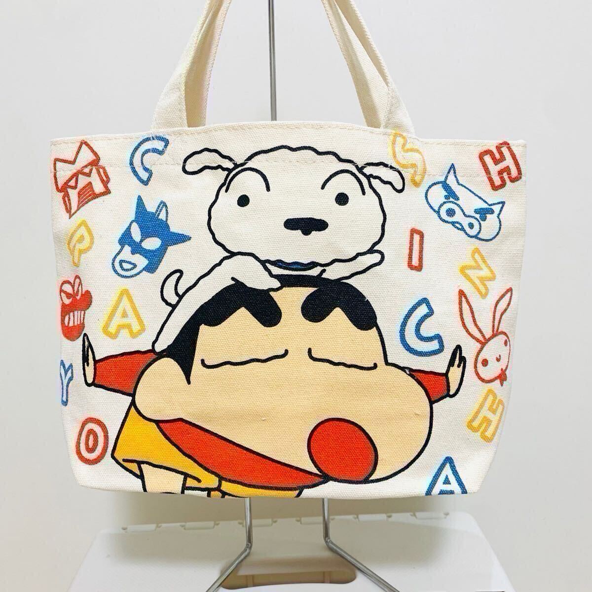 トートバッグ バッグ クレヨンしんちゃん 可愛い しろ拍卖