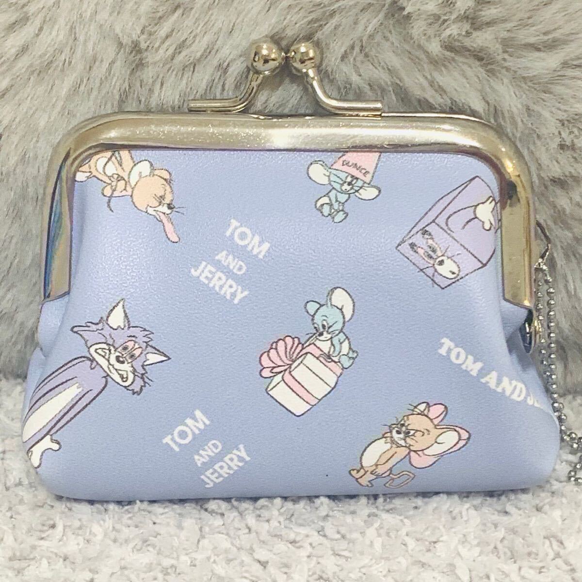 がまぐち 財布 小物入れ がまぐち財布 ポーチ ブラック フェイス トムとジェリー拍卖