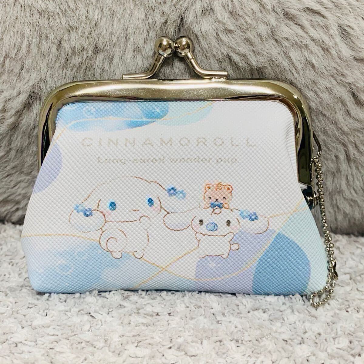 新品 コインケース 両面プリント がま口 がま口ポーチ 財布 シナモンロール拍卖