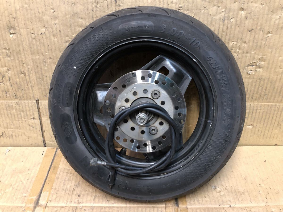 ホンダ ライブ ディオ 純正 フロント ホイール 鉄 ディスク Live Dio AF34 AF35拍卖