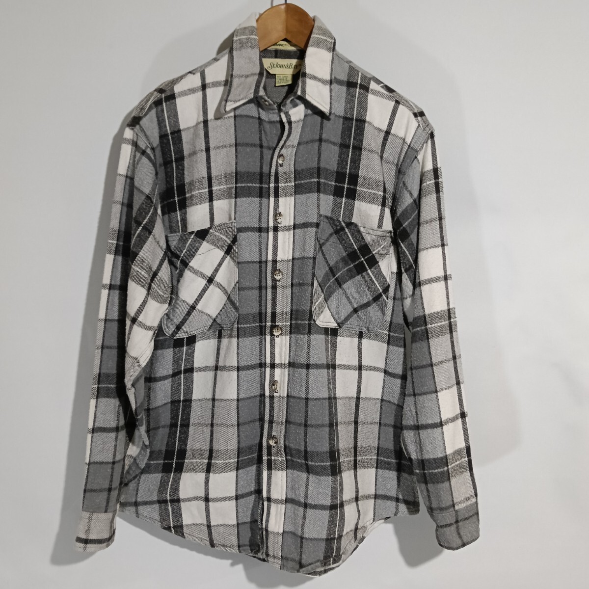 好配色 80s セントジョンズベイ BIGMACヘビネルシャツ M拍卖