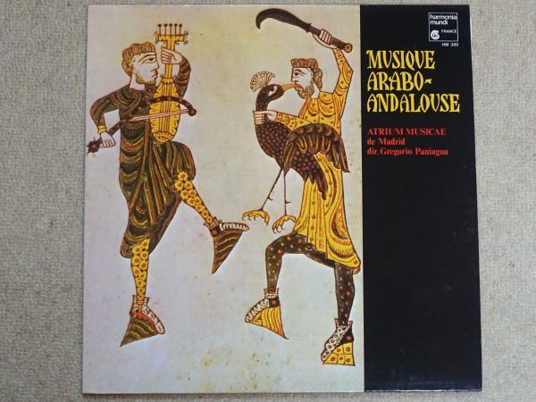 【LP】【長岡鉄男 外盤A級】 仏Harmonia mundi 『アラブ・アンダルシアの音楽』/パニアグワ(指揮)/アトリウム・ムジケー・ド・マドリード拍卖