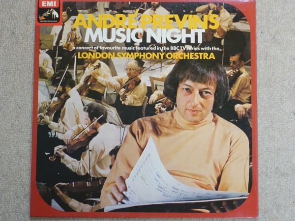 【LP】 英EMI 『MUSIC NIGHT』/ アンドレ・プレヴィン(指揮)/ ロンドン交響楽団 【初出・TAS-LISTED(優秀録音盤)】拍卖
