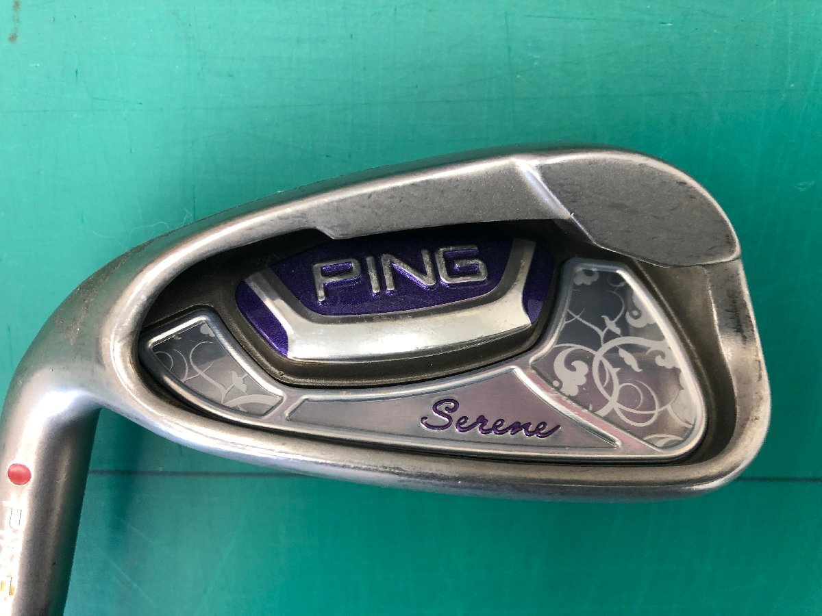 【EF6519】レディース/レフティ/PING/ピン/serene WEDGE/赤ドット ULT210/ウルトラライト拍卖