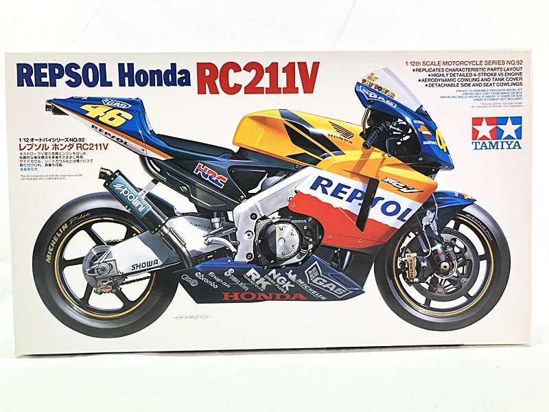 タミヤ 1/12 レプソル ホンダ RC211V  MotoGPクラス 14092 箱傷みあり プラモデル 同梱OK 1円スタート★S拍卖