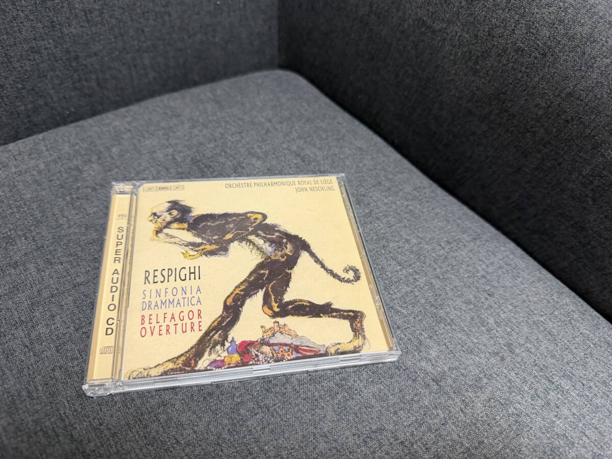 ■レスピーギ/劇的交響曲、『ベルファゴール』序曲 ネシュリング&リエージュ・フィル...SACD拍卖