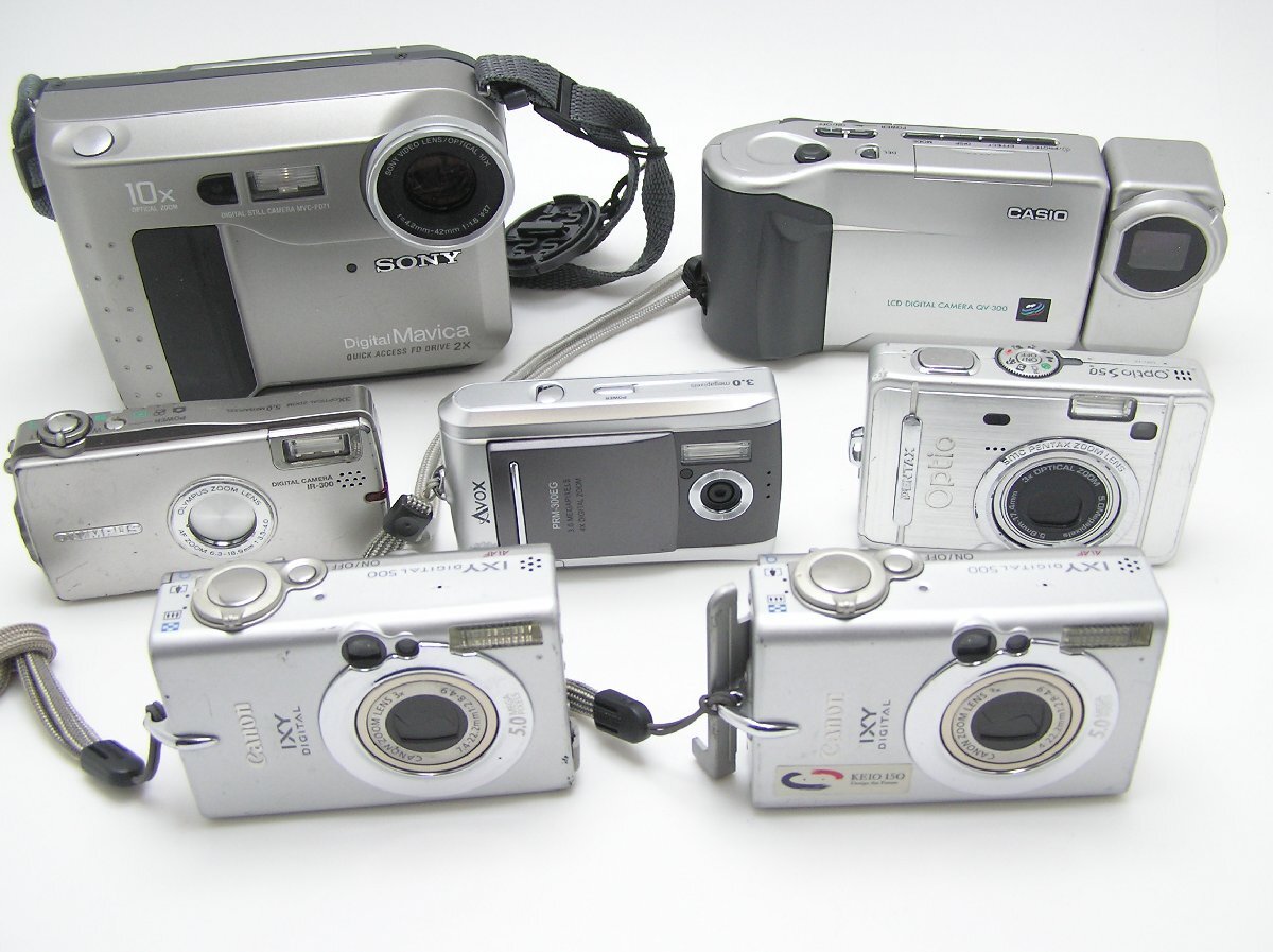 ★ハローカメラ★9066 コンデジ キャノン Canon IXY DIGITAL 500他 合計 7台セット 現状 ジャンク品 即決あり拍卖
