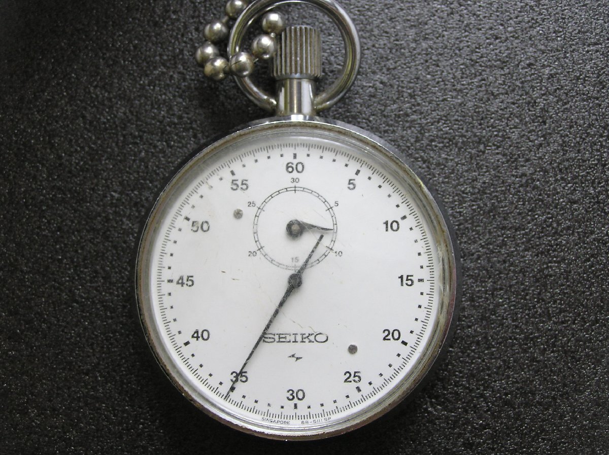 1円スタート★ハローカメラ★ 9115 SEIKO セイコー ストップウォッチ 手巻き 88‐5111 SP 動作品 スモセコ拍卖