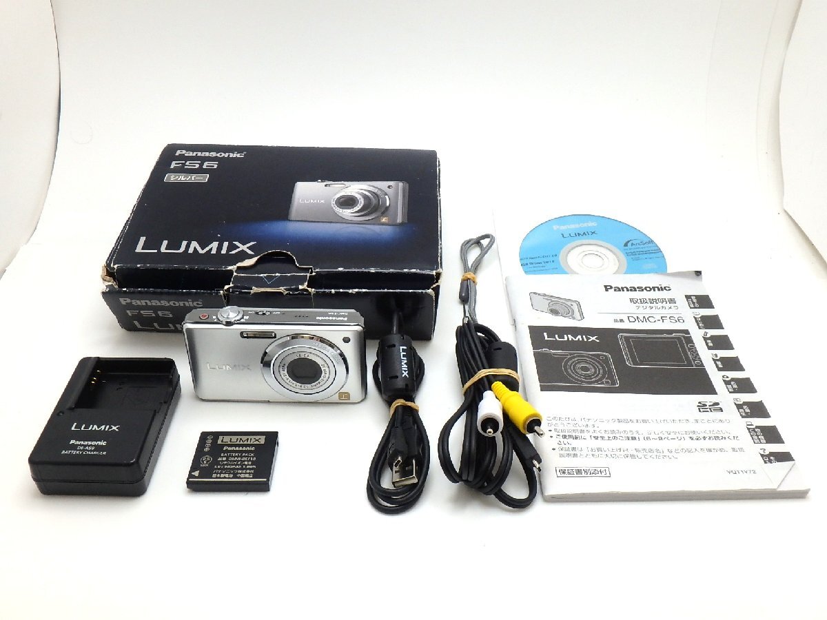 ★1円★ハローカメラ★9035 パナソニック Panasonic LUMIX DMC-FS6 B.WK9BA002349 810万画素【付属品有り】:動作品 即決あり拍卖