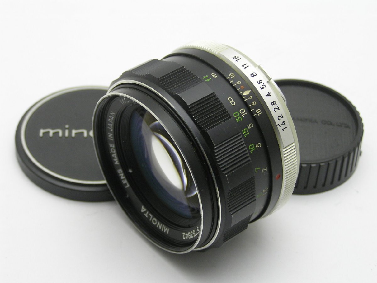 1円★ハローカメラ★9113 ミノルタ MINOLTA MC ROKKOR-PF 58mm F1.4 No.5753842 動作品ジャンク 要清掃 即決あり拍卖