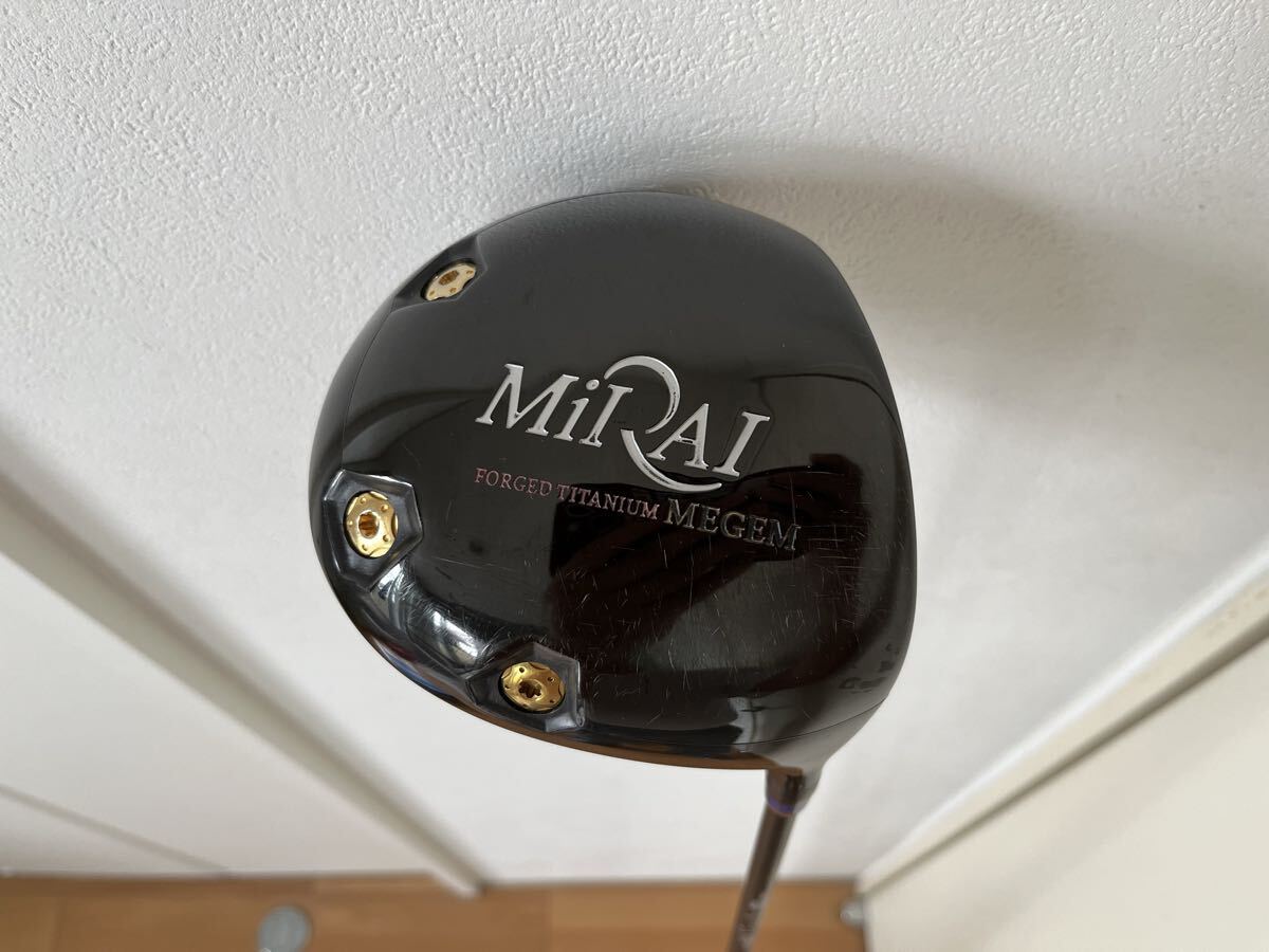 【MiRAI ミライ】MiRAI MEGEM 10.5 / TRPX FLEX-R / TOUR G (ヘッドカバー付)拍卖