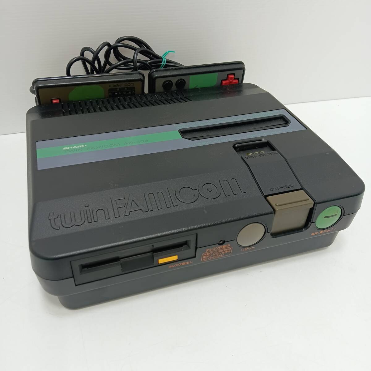 10t6288b2r ジャンク ツインファミコン 本体 SHARP/シャープ AN-505 ブラック 後期型 ターボ機能付 レトロゲーム 当時物拍卖