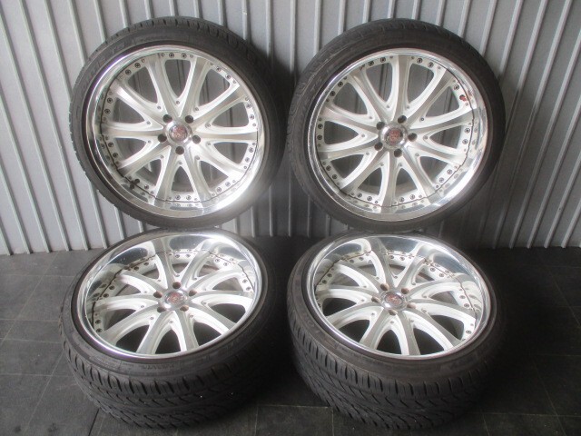 4069 DBA-ANH25W アルファード アルミホイール タイヤ 付 245/35/ZR20 社外 CLUB LINEA 【個人宅不可】拍卖