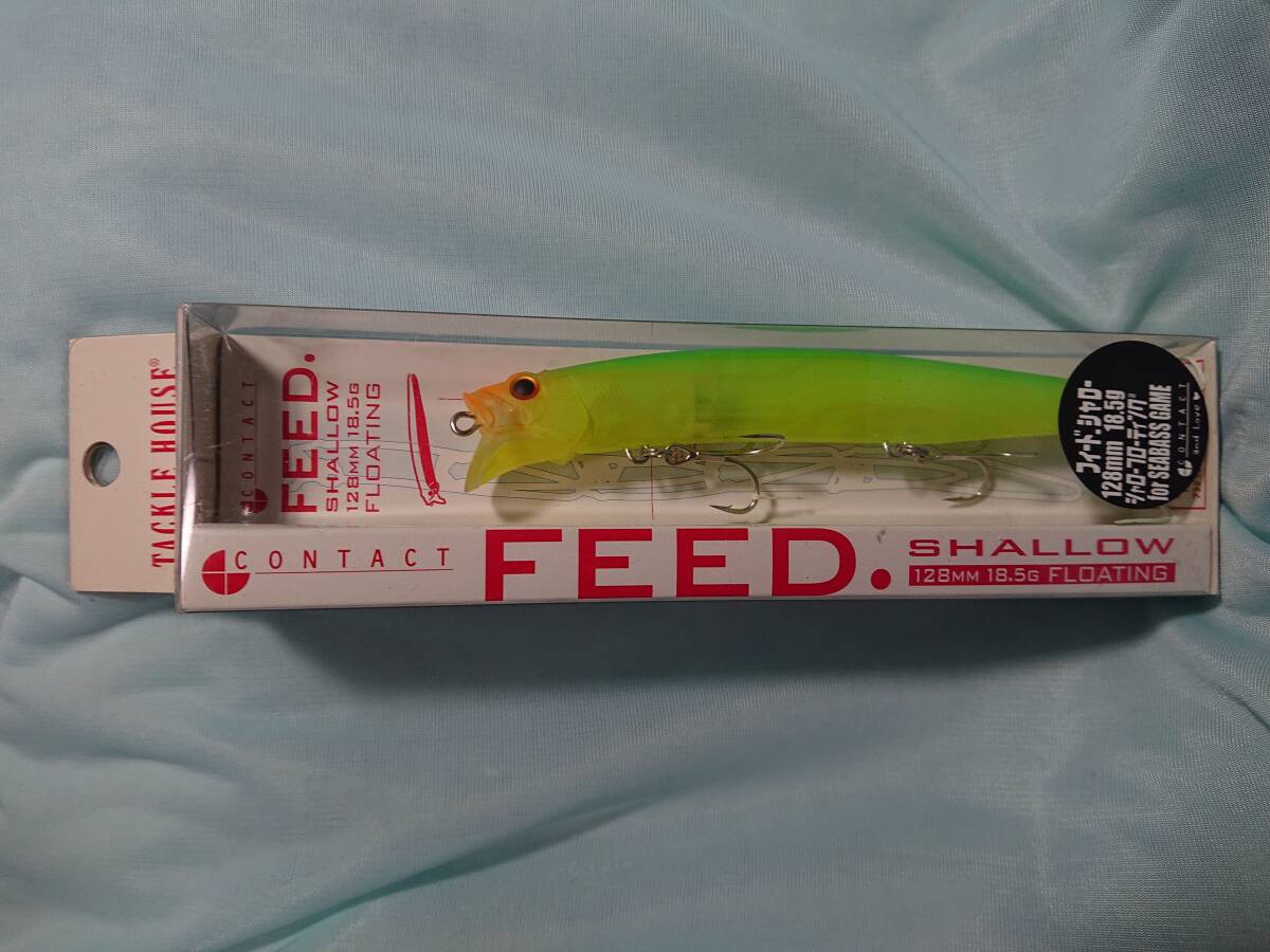 タックルハウス フィードシャロー128 CFS128 128mm 18.5g No.4.マット・クリアチャート拍卖