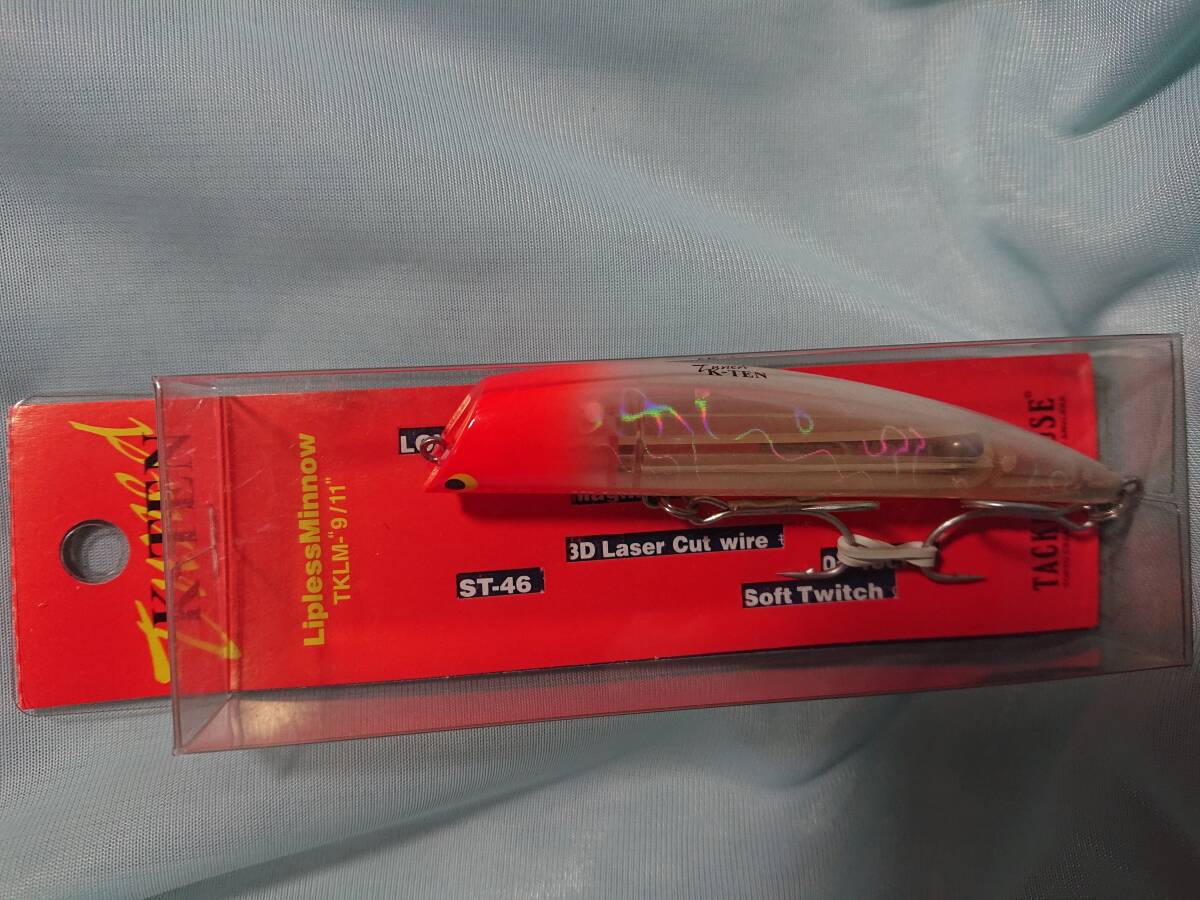 タックルハウス チューンド K-TEN Tuned K-TEN TKLM90 90mm 11g No.115.クリアHG・ピンクヘッド拍卖