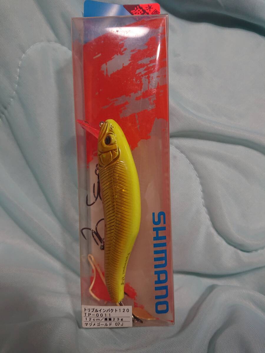SHIMANO シマノ トリプルインパクト120 TP-0011 12cm 23g マヅメゴールド 07J拍卖