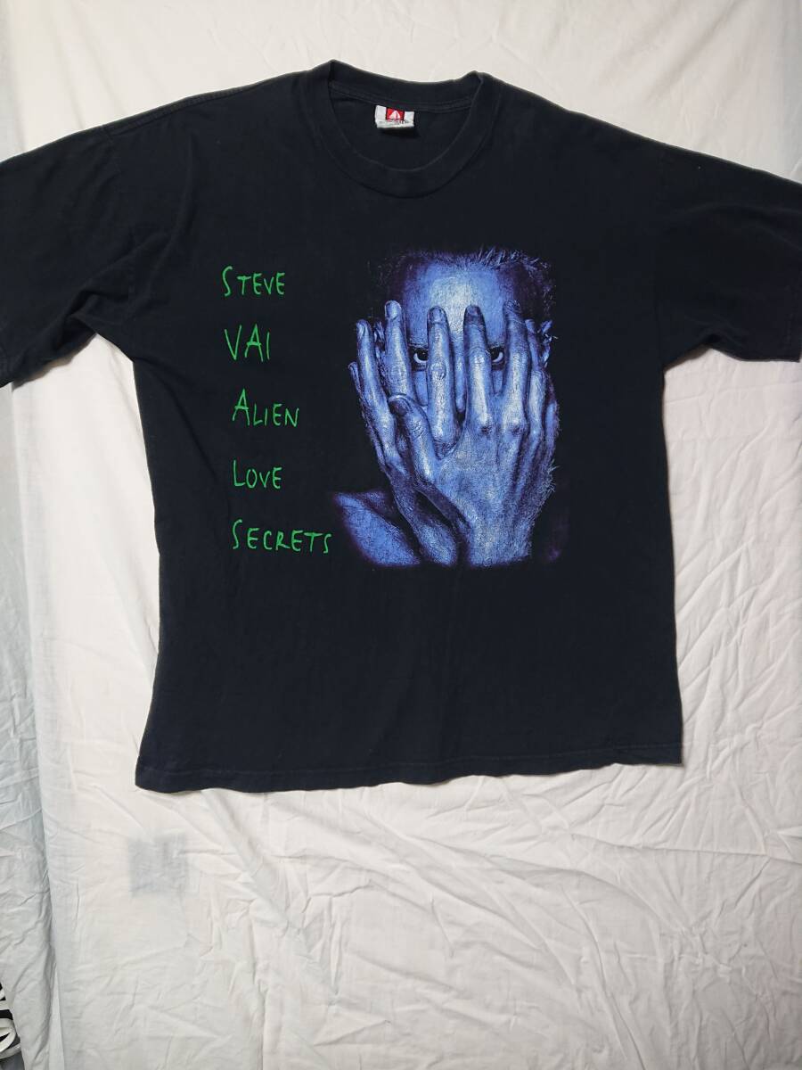 激レア Tシャツ スティーブ・ヴァイ エイリアン・ラヴ・シークレッツ Steve Vai Alien Love Secrets拍卖