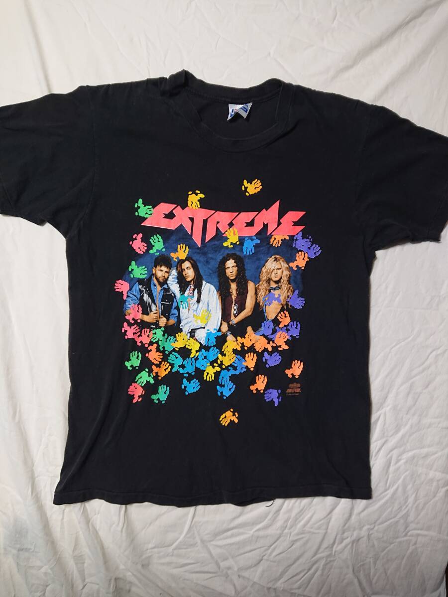 ヴィンテージ 激レア Tシャツ エクストリーム オリジナルメンバー EXTREME 1991 Japan Tour拍卖