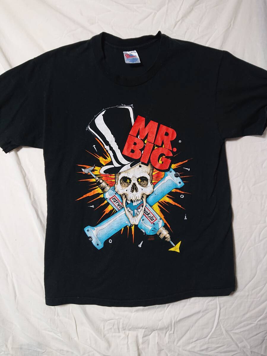 レア ヴィンテージ Tシャツ ミスタービッグ MR. BIG Drilled and Confused 90's拍卖