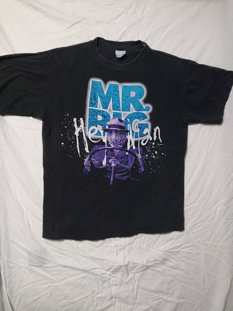 レア ヴィンテージ Tシャツ ミスタービッグ ヘイ・マン MR. BIG Hey Man 1996年ツアー拍卖