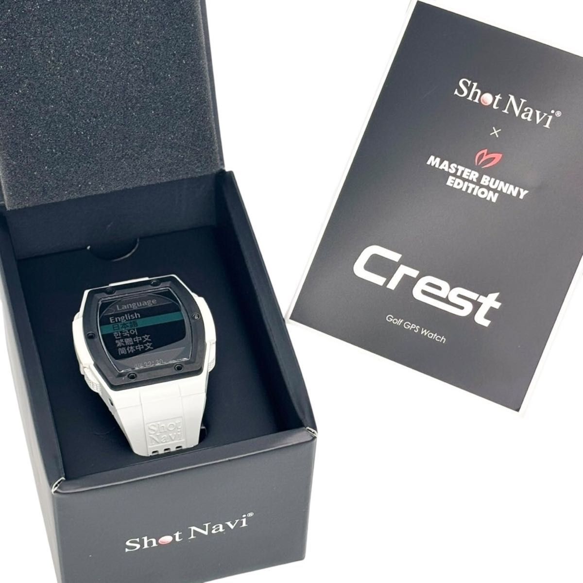 【美品】ShotNavi(ショットナビ) Crest ホワイト拍卖