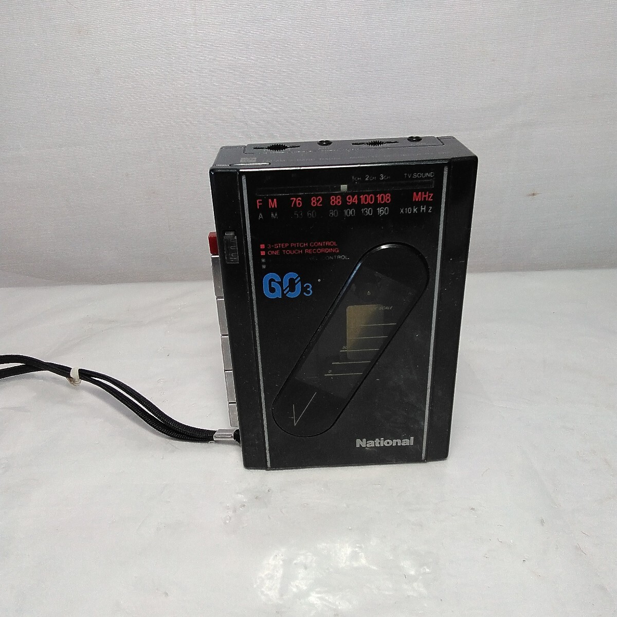 ナショナル  National  カセットレコーダー ラジオ  レトロ ジャンク拍卖