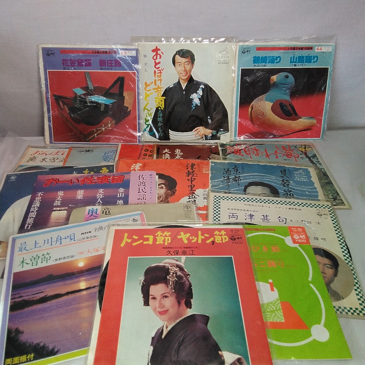 レコード トンコ節 木曽節 貝殻節 民謡 まとめ拍卖