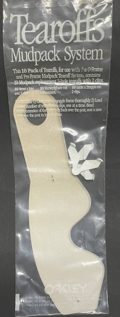 OAKLEY ティアオフレンズ (O frame & Pro frame用 当時物 ビンテージモトクロス)拍卖