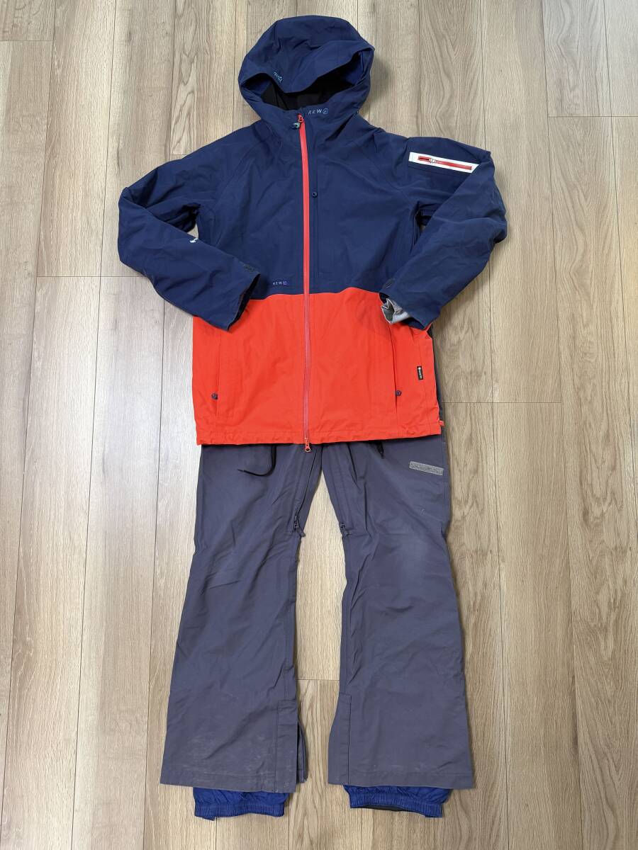 REW・スノーボードウェア ジャケット パンツ GORE-TEX Lサイズ 上下セット拍卖