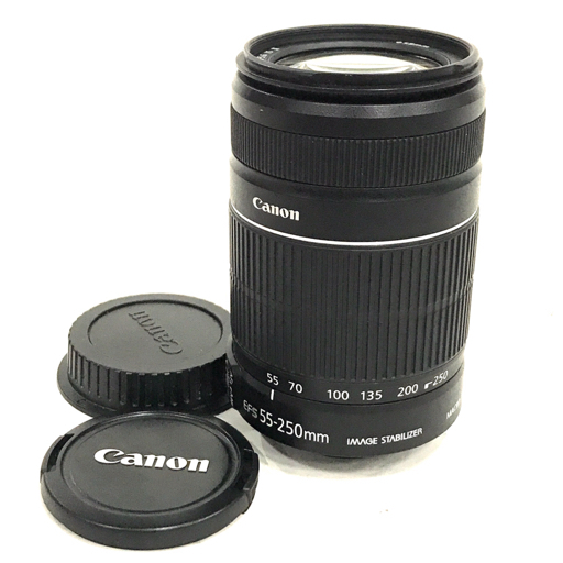 CANON ZOOM LENS EF-S 55-250mm 1:4-5.6 IS II カメラレンズ オートフォーカス 動作確認済拍卖