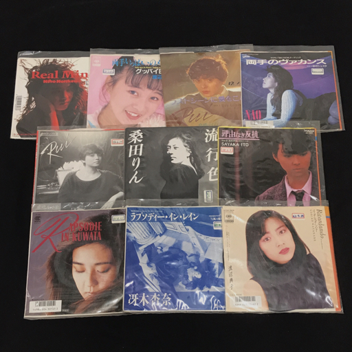 送料360円 リタルダンド 渡辺典子 07SH 1936 見本盤 レコード 他 桑田りん / 渡辺美奈代 等 計10点 セット 同梱NG拍卖