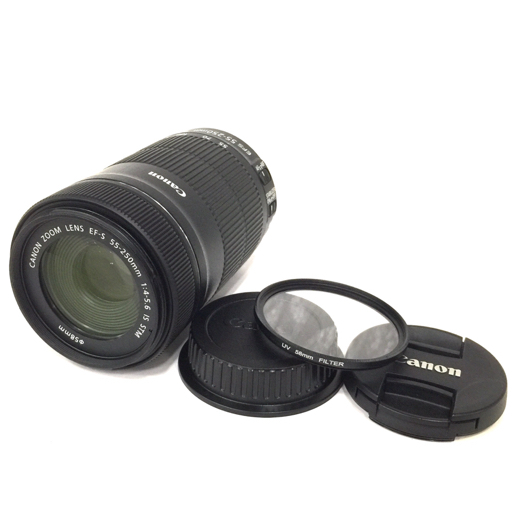 CANON ZOOM LENS EF-S 55-250mm 1:4-5.6 IS STM カメラレンズ オートフォーカス 動作確認済拍卖