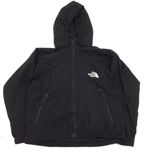 ザ・ノース・フェイス NPJ72310 サイズ 130 コンパクト ジャケット キッズ ブラック アウター THE NORTH FACE拍卖