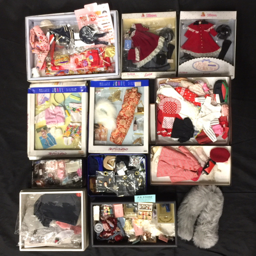 タカラ リカちゃん ドレスコレクション ドレスセット 他 ジェニー プライベートコレクション 等 ホビー まとめ拍卖